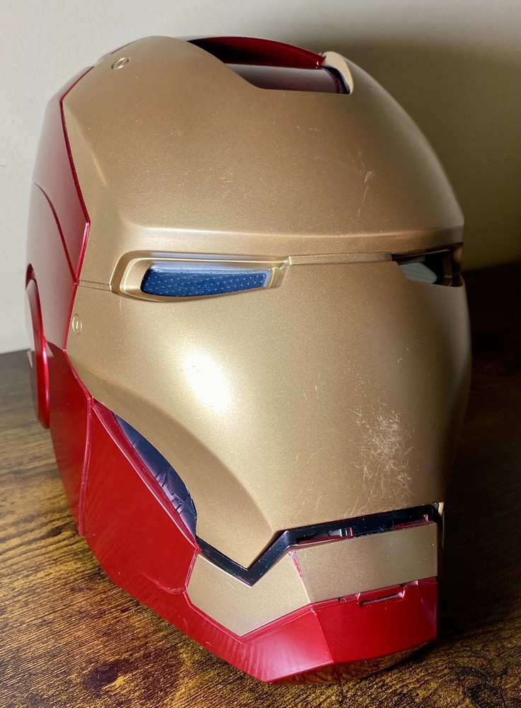 Marvel Legends Series Iron Man Helmet TESTED *Fully functional*