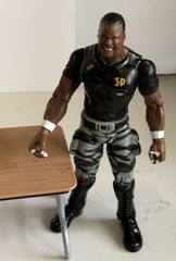 WWF Jakks 1999 Dudley Boyz Titan Tron Live Set – Buh Buh Ray & D-Von + Table