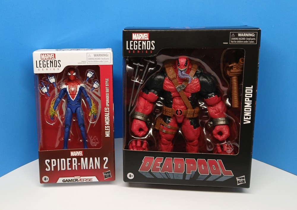 Marvel Legends Gamerverse Miles Morales Upgraded Suit & Deluxe Venompool Set