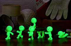Smiski Moving Series Glow in the Dark Mini Figure Random 1pc Blind Box