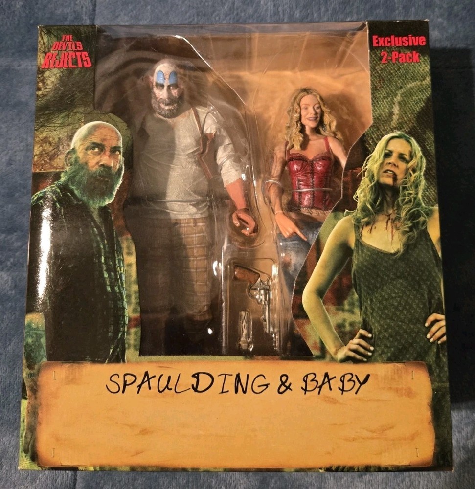 The Devil’s Rejects Captain Spaulding & Baby NECA Exclusive Figure 2 Pack Sealed