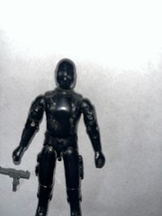 VTG Hasbro 1983 G.I. Joe Snake Eyes-Swivel Arm-Figure w/Battle Gear Uzi-LOOK!