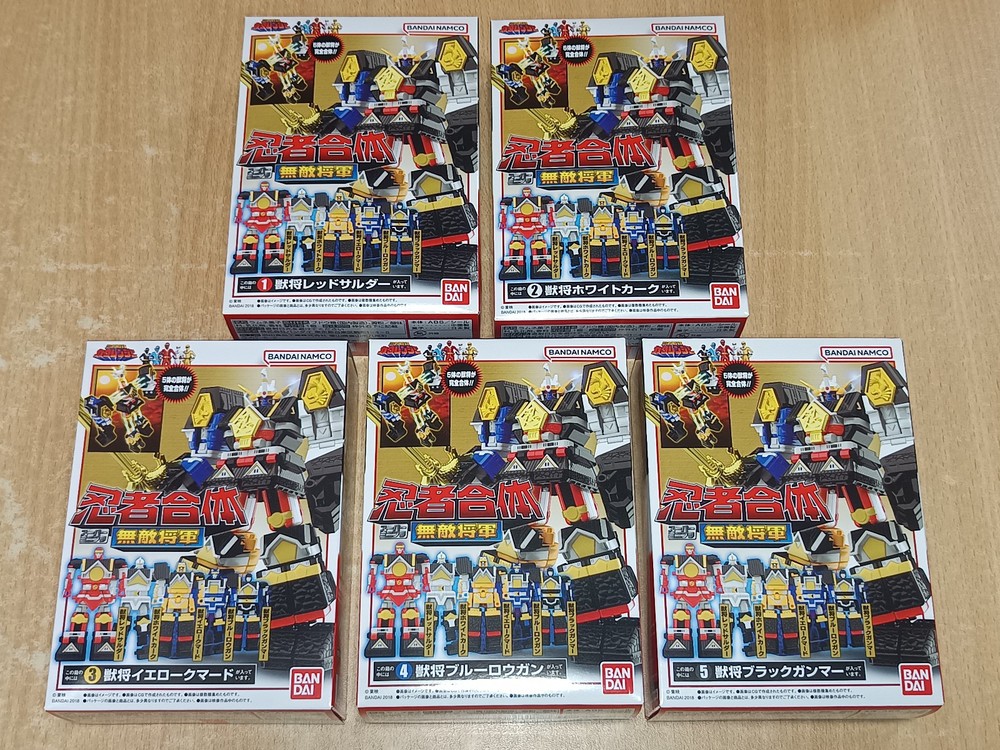 @ Bandai Super Minipla Mini Pla SMP Kakuranger Ninja Muteki Shogun Model Kit