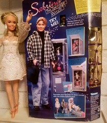 SABRINA THE TEENAGE WITCH (NO BOX) & HARVEY KINKLE (NEW IN BOX ) BOTH TOGETHER !