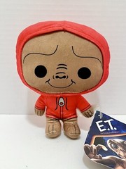 ET Plush Set Elliot Red Hoodie Heart Extraterrestrial Alien 7″ Universal New
