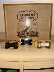 WOODEN DISNEY CARS PIXAR ! FRITTER DR DAMAGE CRUZE ! Crazy 8 Wood McQueen