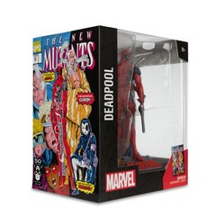 McFarlane Toys – Marvel Deadpool 1:10th Scale Posed Figure with Scene The New Mu