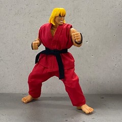 SU-KEN-RED: 1/12 Red Karate Gi uniform for JADA Street Fighter Ken