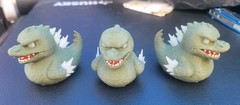 Godzilla GLOW In The Dark Duck Jeep