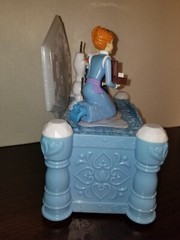 % Disney’s Frozen Music Box Jewelry Spinning Olaf Elsa Anna Musical Trinket Box