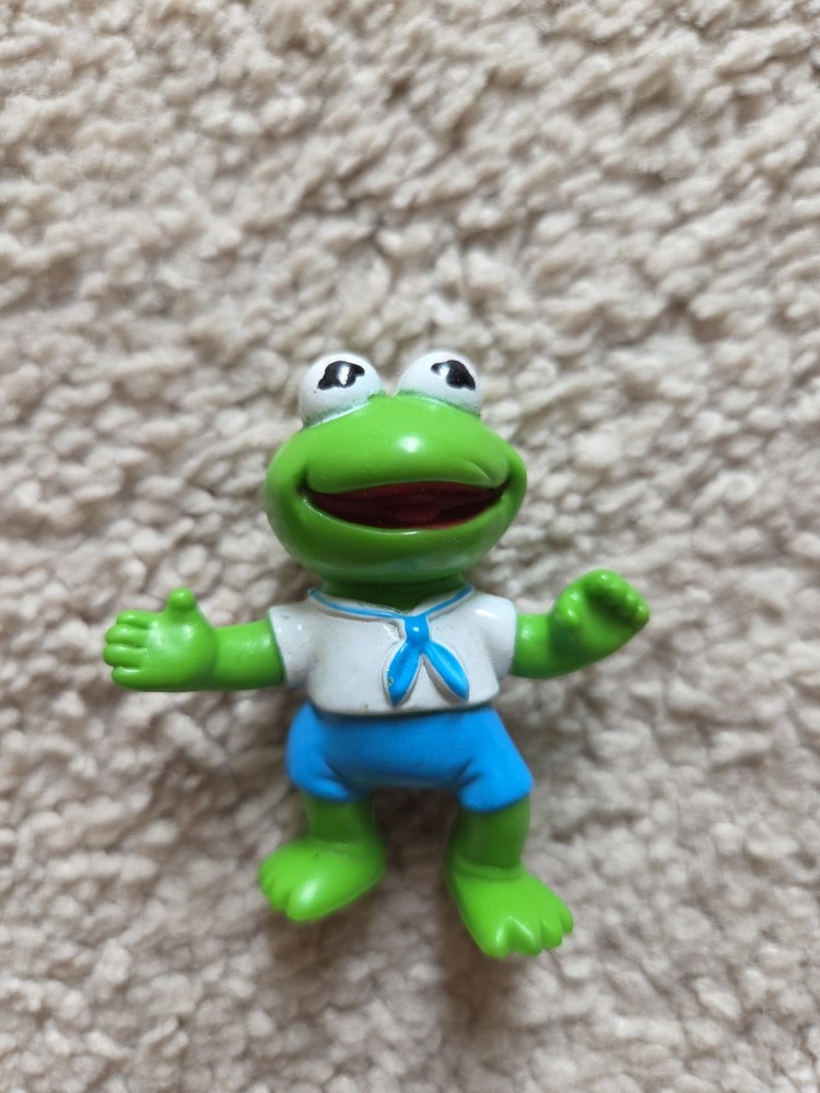 Vintage 1986 Baby Kermit Figure Used