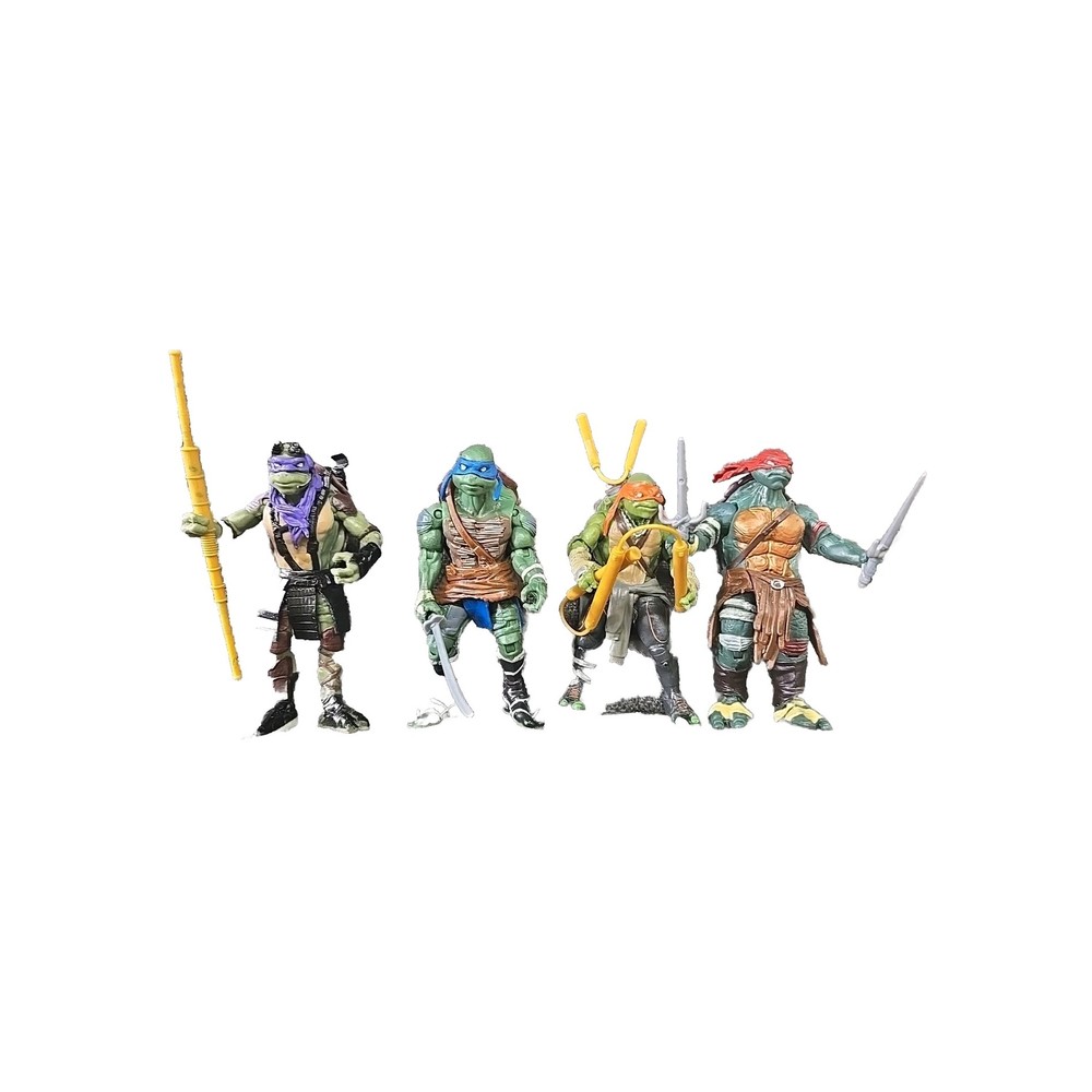 Teenage Mutant Ninja Turtles 4PCS Lot TMNT Action Figures Anime Movie Xmas Gift