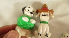 8 Vintage Disney’s 101 Dalmatians PVC Plastic Figures Cake Topper Lot