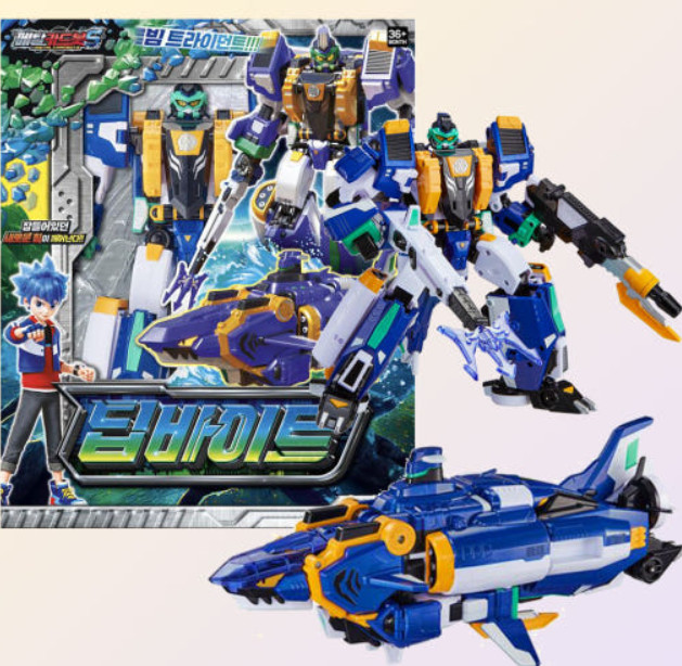 Metal Cardbot S DEEP BITE Shark Submarine Transformer Robot Toy 2025