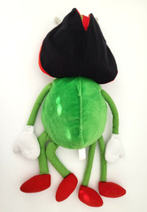 Bertie Beetle Plush Toy Nestle 24″ Vintage Green Red Yellow Wings Scarf 60cm