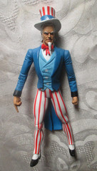 DC Direct Classic Heroes Uncle Sam (2002) Action Figure With Removable Top Hat