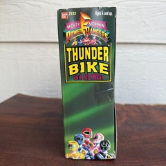 Vintage Power Rangers THUNDER BIKE w/ RED RANGER 1994 Bandai – Box Damage NOS