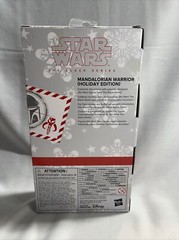 Star Wars The Black Series Mandalorian Warrior Holiday Edition Figure -Brand NEW