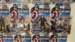 CAPTAIN AMERICA The First Avenger COMPLETE SET LOT Comic, Movie, Concept Figures