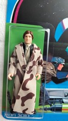 PRO- CUSTOM HAN SOLO TRENCH COAT FIGURE on STUNNING JEDI CUSTOM DESIGNED CARD