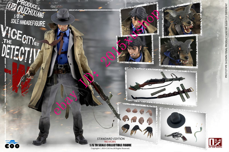 COOMODEL X OUZHIXIANG NO.VC001 1/6 Vice City The Detective W Standard Edition