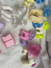 G1 My Little Pony Lot Of 12 Vintage Ponies Plus 8 Accessories MLP 1980s