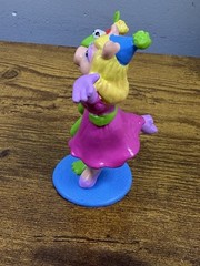 1980s-90s Applause Muppets Miss Piggy & Kermit Figure Cake Topper Birthday Theme