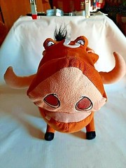 LION KING Jumbo Pumbaa Wart Hog Plush 18″ Stuffed Animal w/ Polyester by Disney