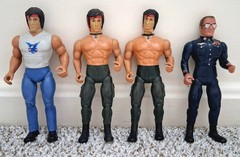 1985 Rambo Action Figure 7” Coleco Force of Freedom w/ Accessories Lot of 4