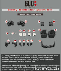 3D GO BETTER 3D DIY Filler Upgrade Kit For LEGACY United Trailbreaker new