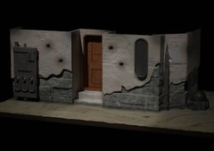 Jedha Diorama for 6 IN Figures (Un-Painted)