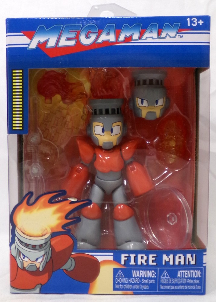 Jada Toys Mega Man Fire Man 1/12 Scale Figure New Sealed Video Games Rockman