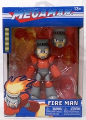 Jada Toys Mega Man Fire Man 1/12 Scale Figure New Sealed Video Games Rockman