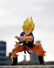 BW-GKSH-L: 1/12 Battle Damaged Shirt for Dragon Ball SHF Super Saiyan Goku