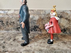 Rare How The Grinch Stole Christmas Cindy Lou Who & The Mayor Figures Playmates