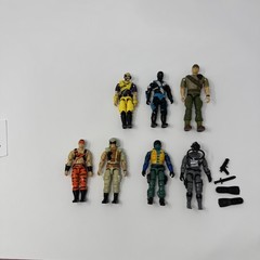 Preowned Vintage GI Joe Variety Figure Lot w/ Tiger Force Tiger Cat (INCOMPLETE)