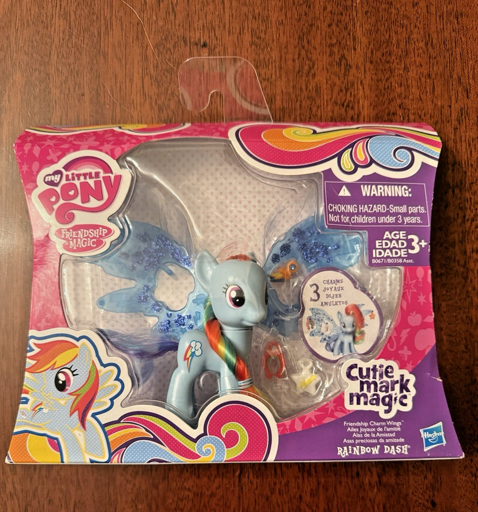 My Little Pony Cutie Mark Magic Charm Wings Rainbow Dash – NEW