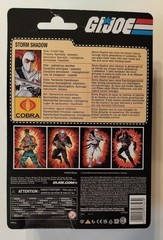 GI Joe Classified Series Storm Shadow Retro Card 2023 Walmart