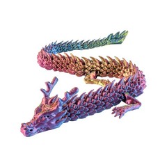 3D Printed Chinese Dragon Full Body Joints That Can Move Home Furnishings AE