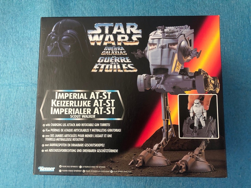 Imperial AT-ST 1996 STAR WARS Power of the Force POTF Tri Logo Foreign NEW