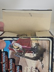 Vintage 1984 Star Wars TRI-LOGO POTF * SPAIN * ONE-MAN SAND SKIMMER * MINT N BOX
