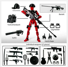 Dummy13 Special Forces Action Figure 3D Printed Military Soldier Model Toy Boys