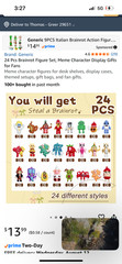 24PCS Steal Brainrot Figure Set – Italian Brainrot Character Display Collectio