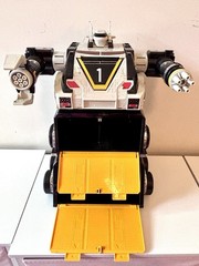 1997 BANDAI POWER RANGERS TURBO DELUXE ARTILLATRON TRANSPORT CIB