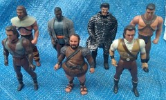 Robin Hood Prince Of Thieves Kenner Action Figure Lot Azeem Sheriff Little John
