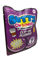 Butts On Things By Brian Cook Art Blind Booty Bag 2 Mystery Clip-On Plushies