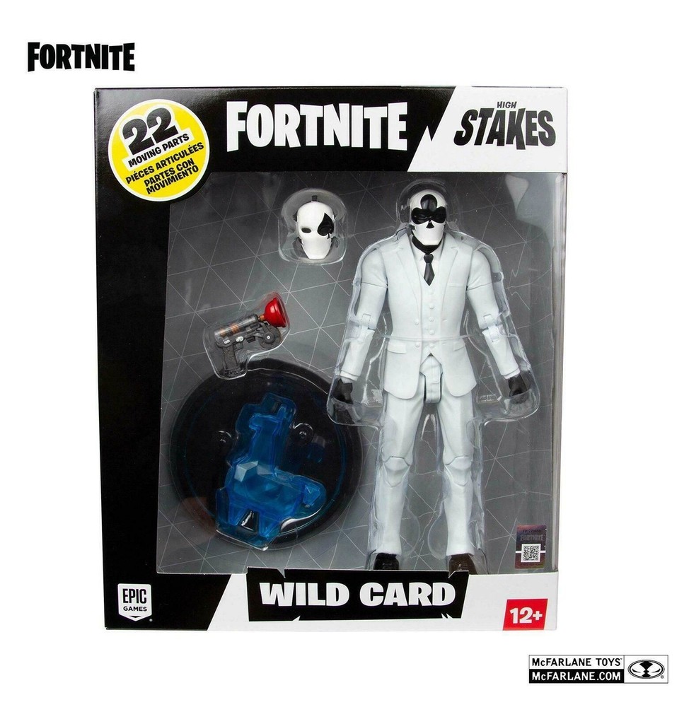 Fortnite High Stakes WILD CARD Action Figure McFarlane Toys Epic Games