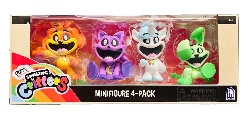 POPPY Playtime Smiling Critters Minifigure 4-pack