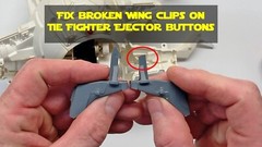 Vintage Star Wars TIE Fighter Wing Ejector Repair Kit – Repair Parts (1 pair)