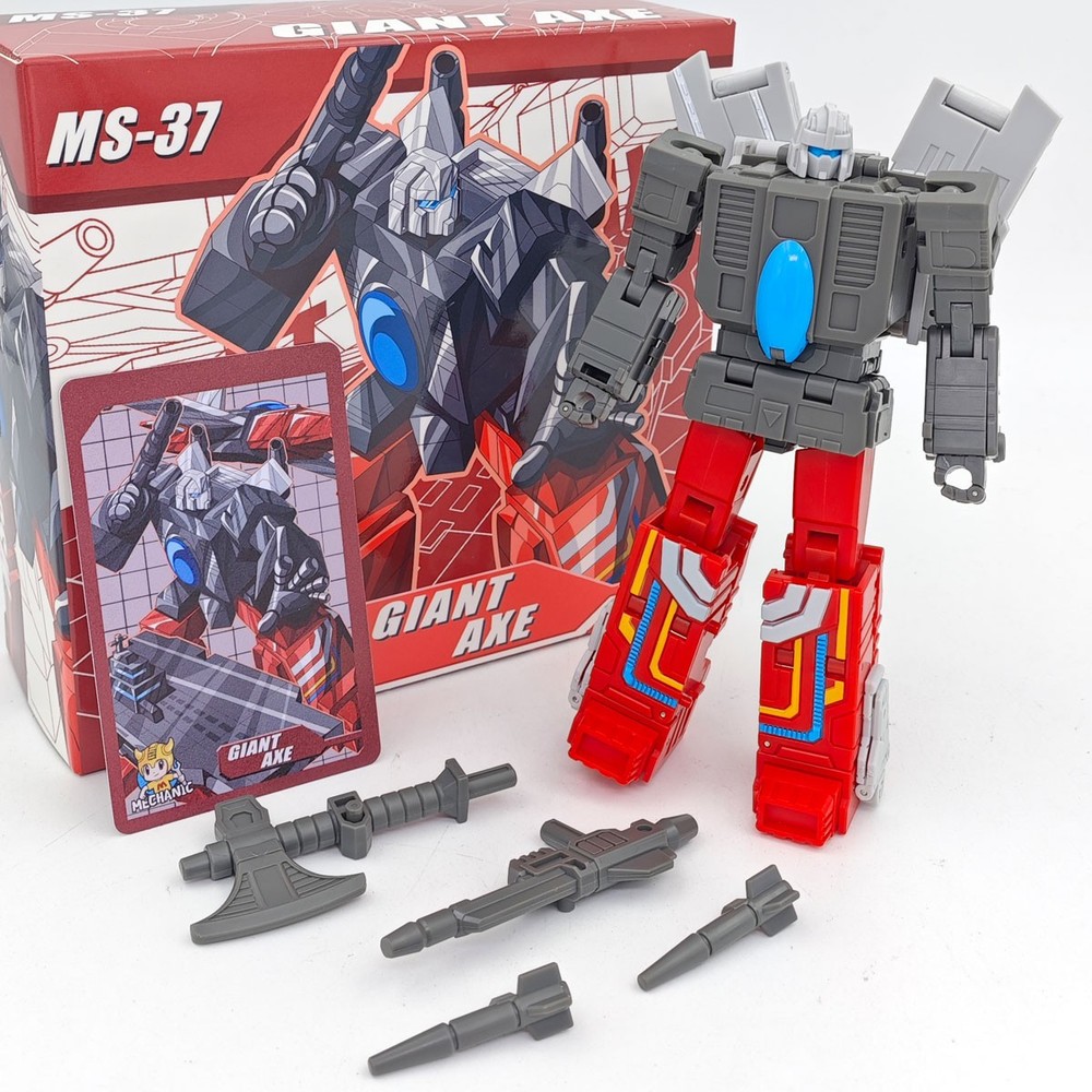 DrWu & Mechanic MS-37 MS-37D Giant Axe 14cm Transformation Broadside Figure Toys